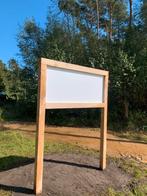 Eiken infobord/ reclamebord, Ophalen, Reclamebord