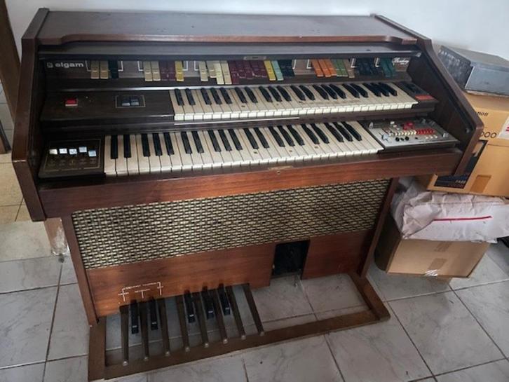 orgue electronique vintage, Muziek en Instrumenten, Orgels, Gebruikt, Orgel, 2 klavieren, Ophalen