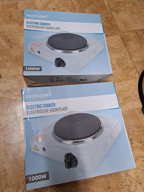 2 electrische kookplaten - Excellent, Elektronische apparatuur, Kookplaten, Zo goed als nieuw, Vrijstaand, Elektrisch, 3 kookzones of minder
