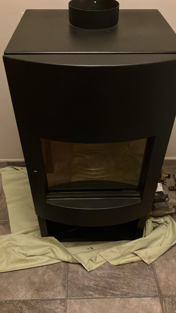 Poêle à bois Ddg CV, Maison & Meubles, Poêles, Comme neuf, Poêle à bois, Enlèvement
