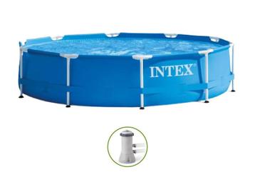 Intex Metal Frame Set opbouwzwembad - rond - Ø366 x H76 cm