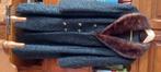 Manrel Astrakan, Kleding | Dames, Jassen | Winter, Zwart, Maat 42/44 (L), Zo goed als nieuw, Ophalen