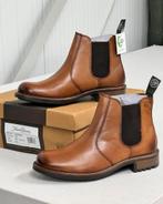 Bottes Chelsea en cuir Frank James Loddington Tan Boots 41, Brun, Enlèvement ou Envoi, Boots et Botinnes, Neuf