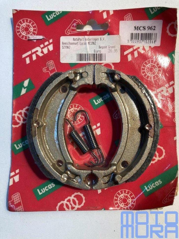 TRW MCS962 remschoenen set Yamaha BWS 50 1999 - 2007 booster, Motoren, Onderdelen | Yamaha, Nieuw, Ophalen of Verzenden