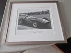 Kader met prent  F1 Maserati 1956, Verzamelen, Ophalen, Foto, Zo goed als nieuw, 1940 tot 1960