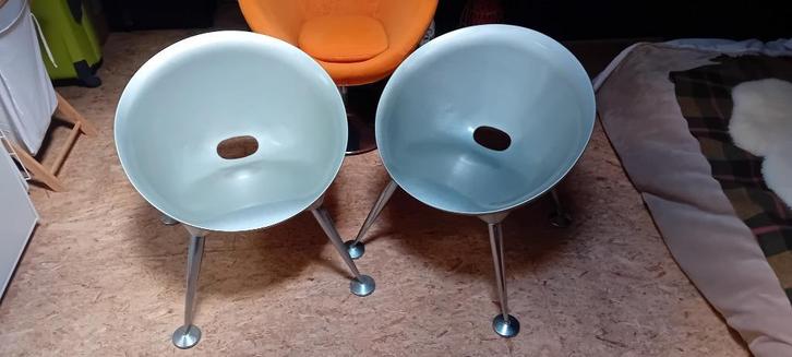 Chaises design rétro Space Age – lot de 2, Antiek en Kunst, Kunst | Designobjecten, Ophalen