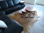 Salon/bijzet tafels (3-delig)., Huis en Inrichting, Tafels | Salontafels, Ophalen, Rond, Zo goed als nieuw, Tijdloos.