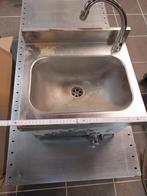 Compacte inox lavabo met kraan, Ophalen, Gebruikt