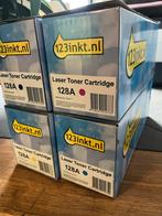 HP Toner set 128A, Computers en Software, Printerbenodigdheden, Ophalen of Verzenden, Zo goed als nieuw, Toner