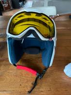 Ski helm 8 - 12 jaar met bril, Sport en Fitness, Skiën en Langlaufen, Ophalen, Zo goed als nieuw, Ski