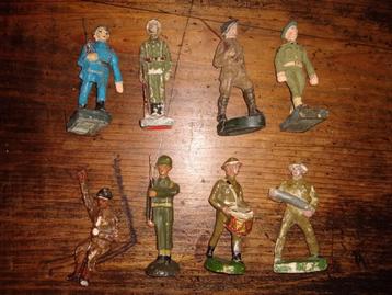 Figurines Durso & Clairon lot de 8 pts soldats composition