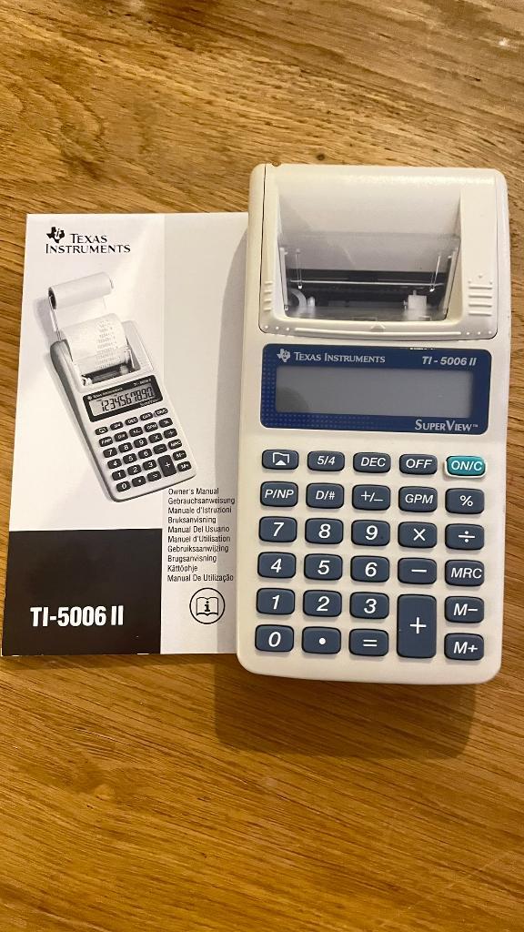 CALCULATRICE ANCIENNE TEXAS INSTRUMENTS TI-5006 II, Verzamelen, Elektronische Apparatuur, Ophalen of Verzenden