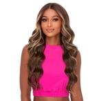 Swiss lace front pruik lang haar met slagen model Samone, Handtassen en Accessoires, Uiterlijk | Haarverzorging, Verzenden, Nieuw