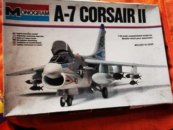 À-7 Corsair II vintage monogram 1/48 uitgave 1979  beschikbaar voor biedingen
