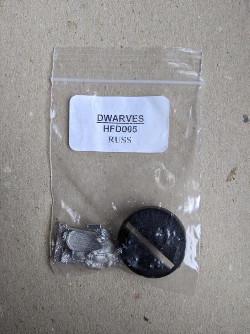 Hasslefree miniatures – HFD005 Russ – metaal dwerg figuurtje, Hobby en Vrije tijd, Wargaming, Nieuw, Overige soorten, Figuurtje(s)