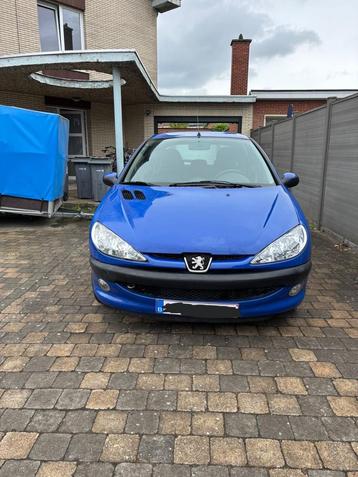 Peugot 206, Auto's, Automaat, Stof, Blauw, Bedrijf