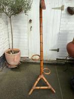 Porte plantes serpent en bambou et rotin vintage, Enlèvement, Utilisé, Intérieur