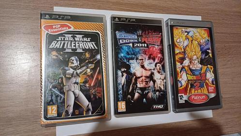 3x CIB PSP games, Games en Spelcomputers, Games | Sony PlayStation Portable, Zo goed als nieuw, Overige genres, 1 speler, Vanaf 3 jaar