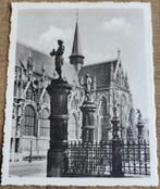 Oude fotoprent: O.-L.-Vrouw van de Zavel, Brussel, Verzamelen, Foto's en Prenten, Ophalen of Verzenden, Gebruikt, Gebouw, Prent