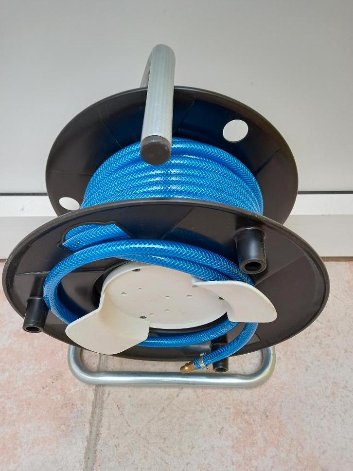 Perslucht slanghaspel 20 m, Doe-het-zelf en Bouw, Compressors, Zo goed als nieuw, Ophalen of Verzenden