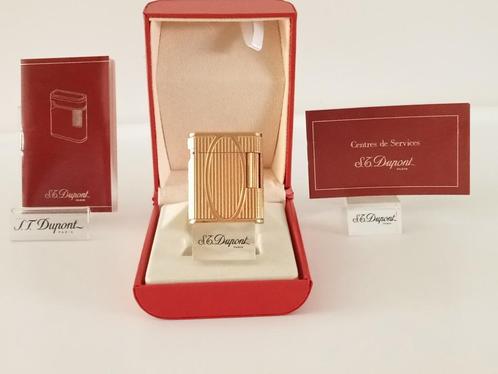 Dupnont Aansteker L1Soubreny 18K Verguld Goud Kleur Full Set, Verzamelen, Rookartikelen, Aanstekers en Luciferdoosjes, Gebruikt