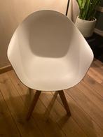 Witte kuipstoelen, Huis en Inrichting, Stoelen, Wit, Zo goed als nieuw, Vier, Modern
