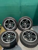 Set winterbanden 205/55 R16 op Audi alu velgen, Auto-onderdelen, Banden en Velgen, Ophalen, Gebruikt, 16 inch, Band(en)