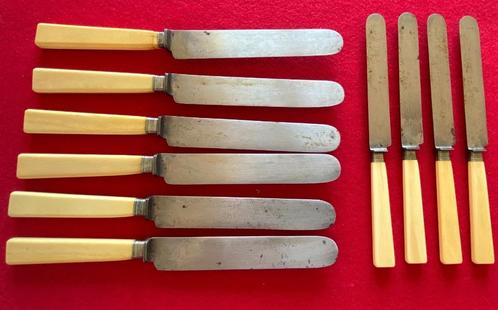 Ensemble de 10 Couteaux du 19ème Siècle Licot Namur, Antiquités & Art, Antiquités | Couverts, Enlèvement ou Envoi