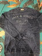 Jack & Jones small sweater, Jack & jones, Bleu, Porté, Taille 46 (S) ou plus petite