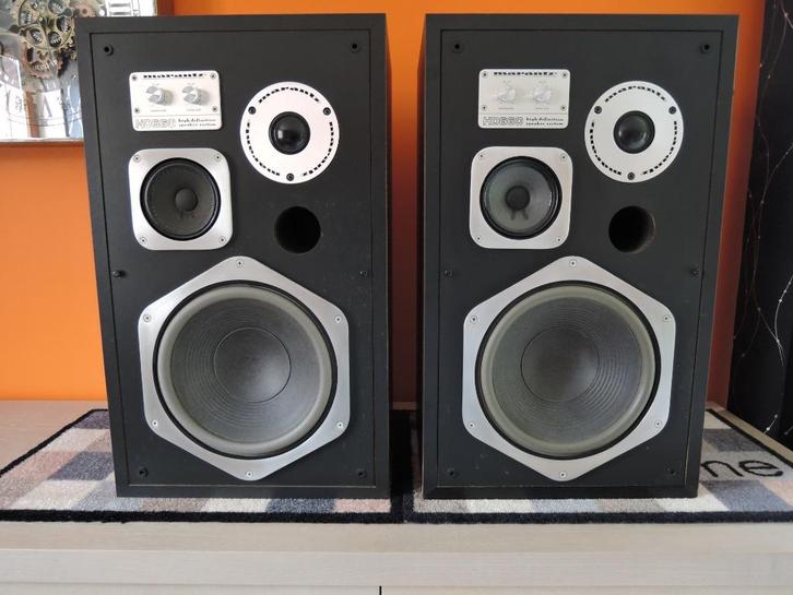 Marantz HD660 - Enceintes - Marantz - Vintage, Audio, Tv en Foto, Luidsprekerboxen, Refurbished, Front, Rear of Stereo speakers