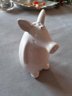 Salière figurine de cochon - porcelaine, Ophalen of Verzenden