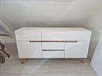 Ladekast, wit/licht hout, 144cm breed, Ophalen, Gebruikt, 100 tot 150 cm, Minder dan 100 cm