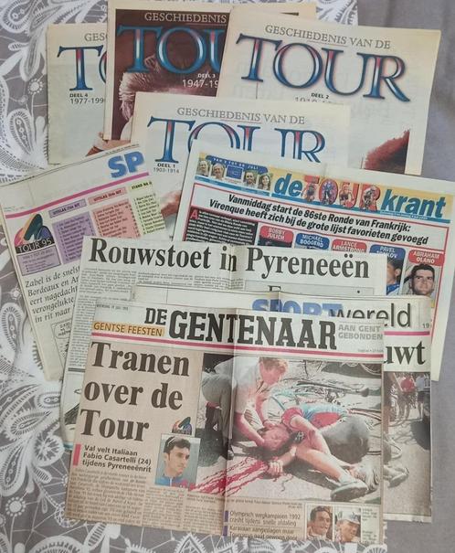 Pakket historische Wielrennen ( oude ) kranten en magazines, Boeken, Tijdschriften en Kranten, Gelezen, Sport en Vrije tijd, Ophalen of Verzenden