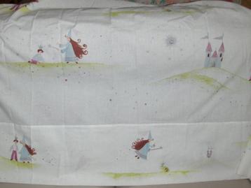 Double rideau coton fini ruffette. (lot de deux) beschikbaar voor biedingen