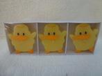 kaarsjes eendjes decoratie pasen H : 6.5 cm nieuw, Ophalen of Verzenden, Nieuw