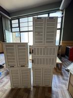Lot de 5 placards blanc en bois, Ophalen, Minder dan 150 cm, Minder dan 100 cm, 50 tot 75 cm