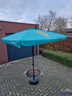 Vierkante terras parasol met voet Ypra Brouwerij ieper, Tuin en Terras, Parasols, Ophalen