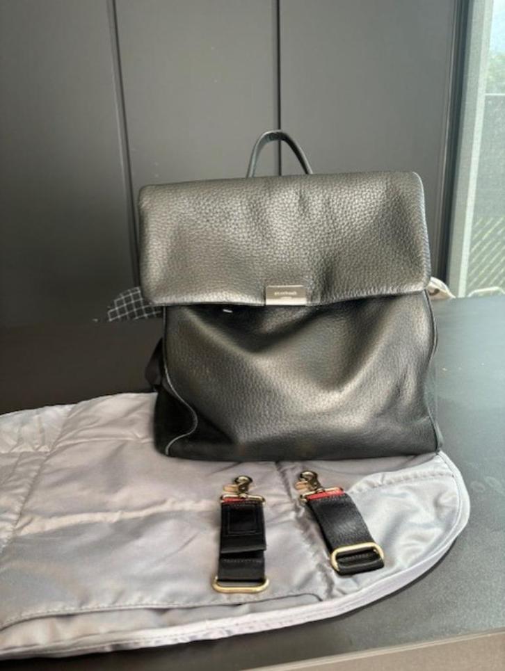 LuierRugzak St James Leather black, Kinderen en Baby's, Kinderspulletjes, Zo goed als nieuw, Ophalen of Verzenden