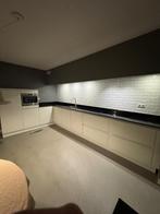 Nette Hoogglans Witte Hoekkeuken apparatuur GEDEMONTEERD, Wit, Hoekkeuken, Ophalen of Verzenden, Composiet