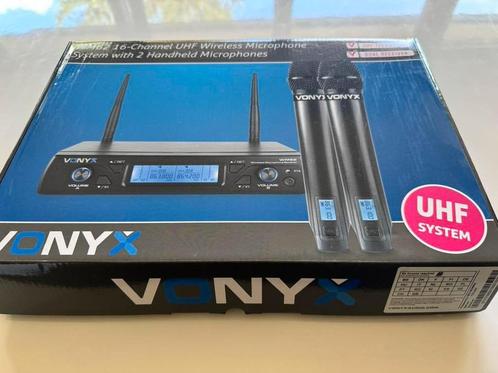 Vonyx draadloze microfoon set WM62 (NIEUW), Muziek en Instrumenten, Microfoons, Zo goed als nieuw, Draadloos, Ophalen