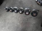 Kettlebells Set 10kg t/m 20kg , Met Rubberen Coating, Sport en Fitness, Fitnessmaterialen, Ophalen, Gebruikt, Kettlebell