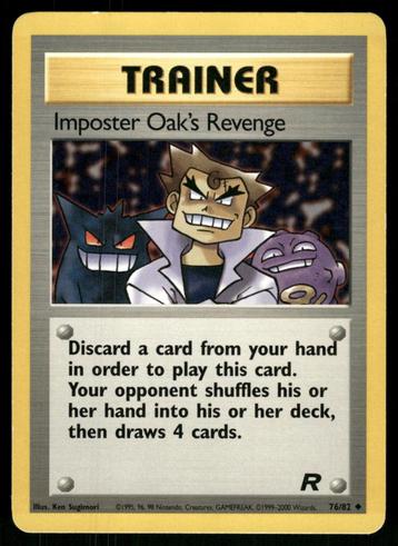 Imposter Oak's Revenge 76/82 - Team Rocket (EX) beschikbaar voor biedingen