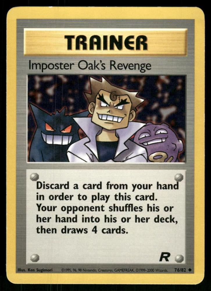 Imposter Oak's Revenge 76/82 - Team Rocket (EX), Hobby en Vrije tijd, Verzamelkaartspellen | Pokémon, Gebruikt, Verzenden