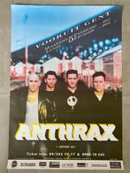 Poster Anthrax in Vooruit Gent, Comme neuf, Enlèvement ou Envoi