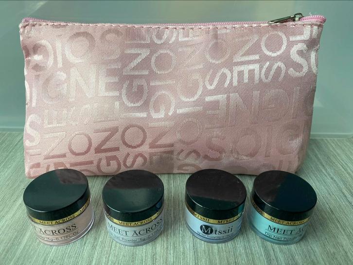 Startersset Dipping powder Meet Across, Handtassen en Accessoires, Uiterlijk | Lichaamsverzorging, Zo goed als nieuw, Ophalen of Verzenden