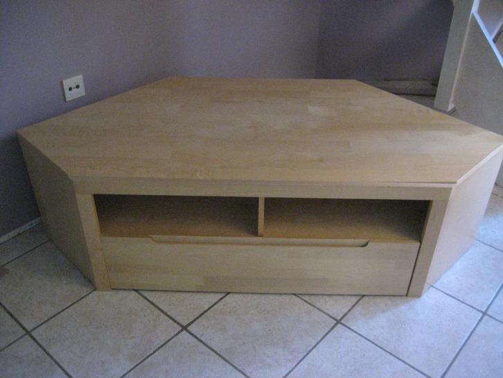 Meuble TV avec tiroir, Huis en Inrichting, Kasten |Televisiemeubels, Gebruikt, Minder dan 100 cm, 150 tot 200 cm, 50 tot 75 cm