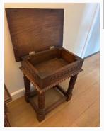 Massief eiken bijzettafeltjes met opbergruimte, Enlèvement, Rectangulaire