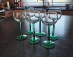 Vintage wijn glazen 16cl, 6x, Ophalen