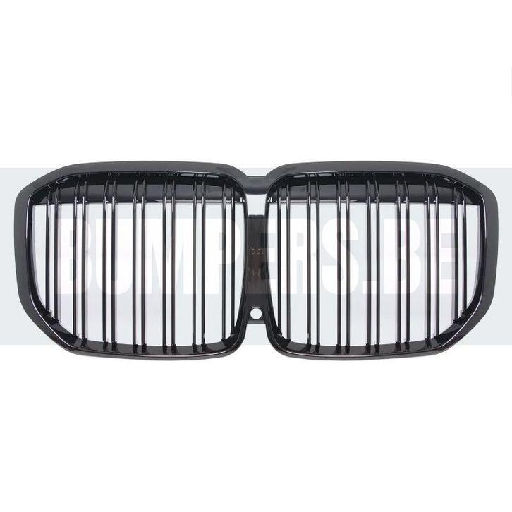 Grill Dubbel-Bar Niergrille Glans Zwart BMW X7 G07 (2019-) G, Auto-onderdelen, Overige Auto-onderdelen, Gebruikt, 6 maanden garantie