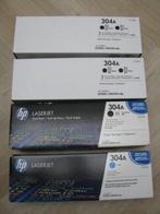 4 toners HP CC530A-CC531A Z-C (HP 304A) HP CP2025-CM2320mfp, Enlèvement ou Envoi, Neuf, Toner, HP ORIGINAL